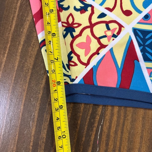 MARGARITAVILLE Mens Swim Trunks Board Shorts 36 Multicolor Patchwork Print - Picture 9 of 10